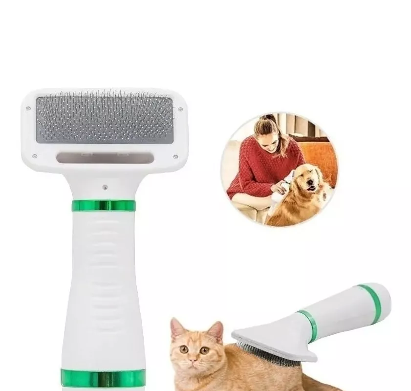 Cepillo Secador Mascota - 2 em 1 Peine Pelo Para Perro y Gato