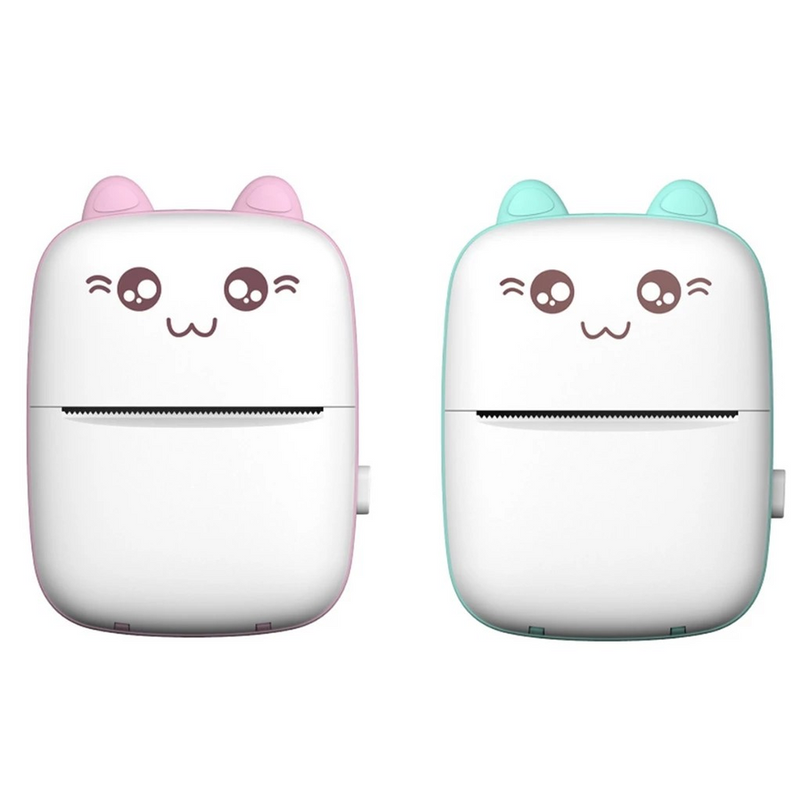 Mini Impresora Digital Gatito - 5 Rollos